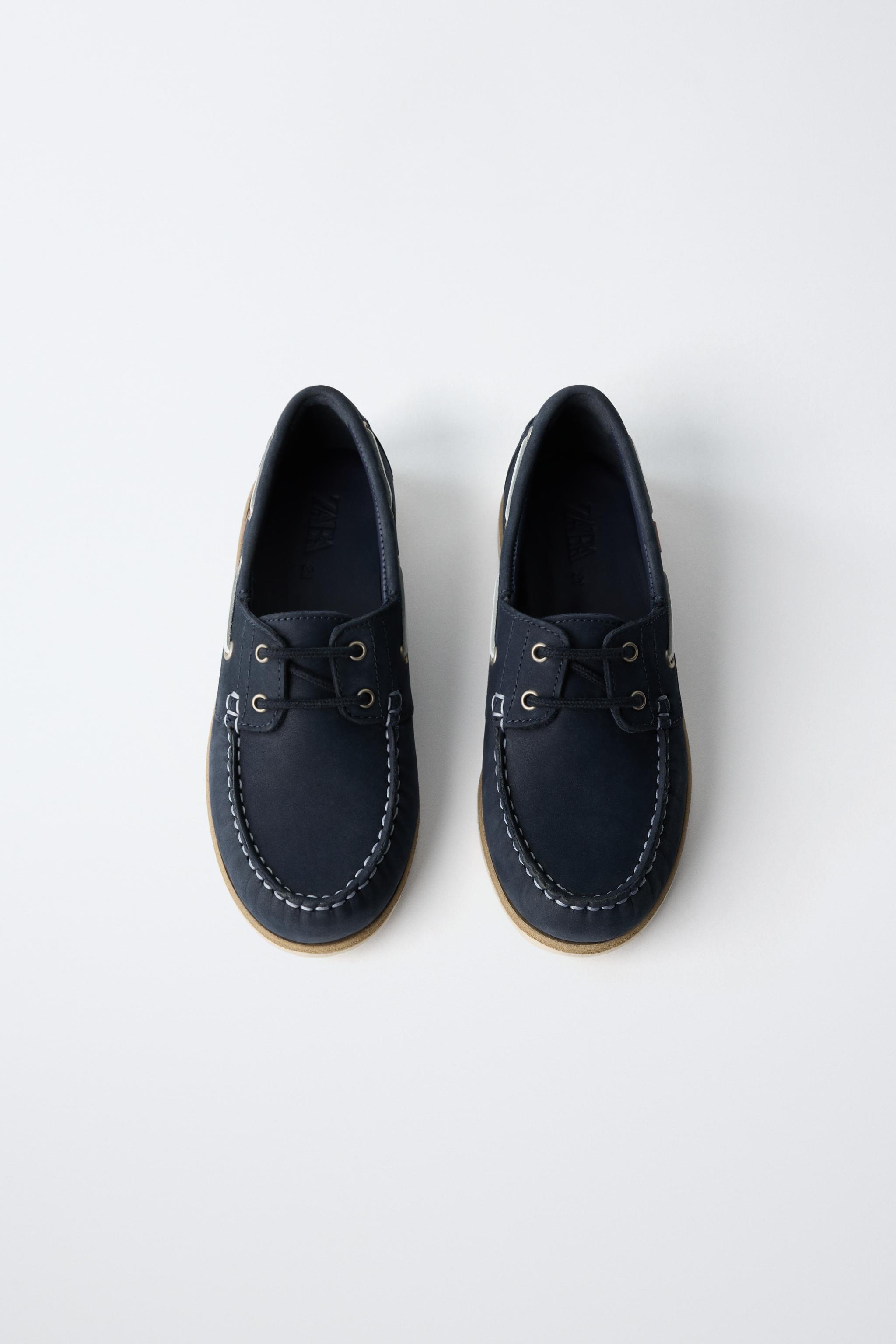 CHAUSSURES BATEAU EN CUIR